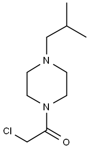 Piperazine, 1-(chloroacetyl)-4-(2-methylpropyl)- (9CI) Struktur