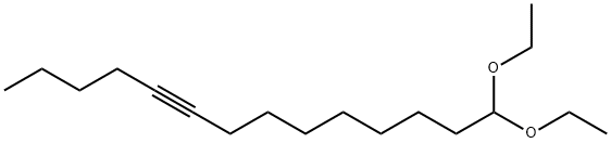 14,14-Diethoxy-5-tetradecyne Structure