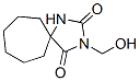 3-(Hydroxymethyl)-1,3-diazaspiro[4.6]undecane-2,4-dione Struktur