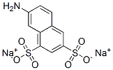 7-aminonaphthalene-1,3-disulphonic acid, sodium salt Struktur