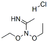 N,N-diethoxyacetamidine monohydrochloride Struktur