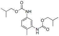 (4-Methyl-1,3-phenylene)bis(carbamic acid)bis(2-methylpropyl) ester Struktur