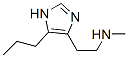 1H-Imidazole-4-ethanamine,  N-methyl-5-propyl-  (9CI) Struktur