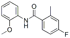 Benzamide, 4-fluoro-N-(2-methoxyphenyl)-2-methyl- (9CI) Struktur