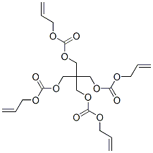 1,3-Bis[[(2-propenyloxy)carbonyl]oxy]-2,2-bis[[[(2-propenyloxy)carbonyl]oxy]methyl]propane Struktur