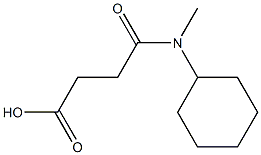 4-[CYCLOHEXYL(METHYL)AMINO]-4-OXOBUTANOIC ACID Struktur