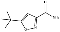 5-tert-Butyl-3-isoxazolecarboxamide Struktur