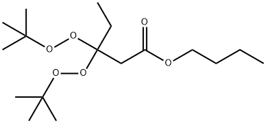 butyl 3,3-bis[(1,1-dimethylethyl)dioxy]valerate  Struktur