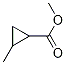 Cyclopropanecarboxylic acid, 2-Methyl-, Methyl ester Struktur