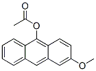 (3-methoxyanthracen-9-yl) acetate Struktur