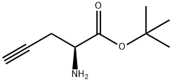 (R)-2-Amino-4-pentynoic acid t-butyl ester Struktur