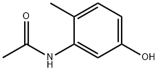 N-(5-hydroxy-2-methylphenyl)acetamide Struktur