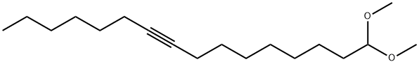 16,16-Dimethoxy-7-hexadecyne Struktur