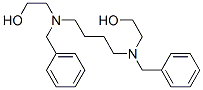 2-[benzyl-[4-(benzyl-(2-hydroxyethyl)amino)butyl]amino]ethanol Struktur