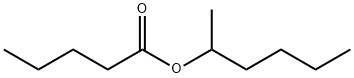 hexan-2-yl pentanoate Struktur