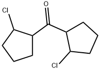 bis(2-chlorocyclopentyl) ketone Struktur