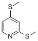 2,4-BIS(METHYLTHIO)PYRIDINE Struktur