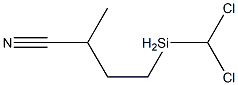 (3-CYANOBUTYL)METHYLDICHLOROSILANE Struktur