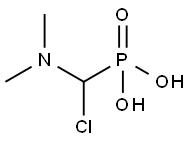 [Chloro(dimethylamino)methyl]phosphonic acid Struktur