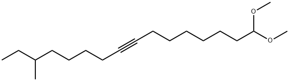 1,1-Dimethoxy-14-methyl-8-hexadecyne Struktur