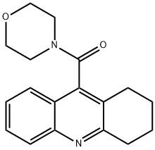 4-[(1,2,3,4-Tetrahydroacridin-9-yl)carbonyl]morpholine Struktur