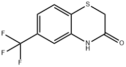 2,3-DIHYDRO-6-(TRIFLUOROMETHYL)BENZO[1,4]-THIAZIN-3-ONE Struktur