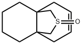 4alpha,8alpha-(Methanothiomethano)naphthalene, 1,2,3,4,5,8-hexahydro-,  10-oxide Struktur