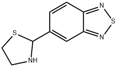 2-(5-Benzo-2,1,3-thiadiazolyl)thiazolidine Struktur