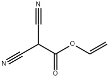 vinyl dicyanoacetate Struktur