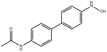 N-hydroxy-N'-acetylbenzidine Struktur