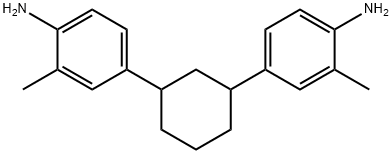 4,4'-(cyclohexane-1,3-diyl)di-o-toluidine Struktur