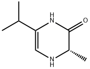 2(1H)-Pyrazinone, 3,4-dihydro-3-methyl-6-(1-methylethyl)-, (3S)- (9CI) Struktur