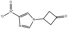 3-(4-nitro-1H-iMidazol-1-yl)cyclobutanone Struktur