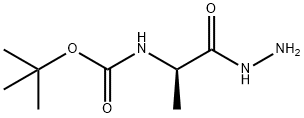 D-Alanine, N-[(1,1-dimethylethoxy)carbonyl]-, hydrazide (9CI) Struktur