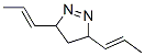 3H-Pyrazole,  4,5-dihydro-3,5-di-1-propenyl-  (9CI) Struktur