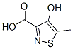 3-Isothiazolecarboxylic acid, 4-hydroxy-5-methyl- (9CI) Struktur