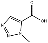 1-Methyl-1H-1,2,3-triazole-5-carboxylic acid Struktur