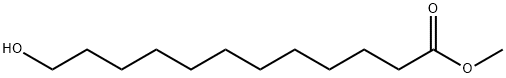 Dodecanoic acid, 12-hydroxy-, Methyl ester Struktur