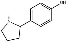 p-2-Pyrrolidinylphenol Struktur