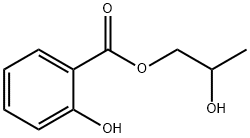 2-hydroxypropyl salicylate Struktur