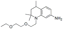 1-[2-(2-Ethoxyethoxy)ethyl]-1,2,3,4-tetrahydro-2,2,4-trimethyl-7-quinolinamine Struktur