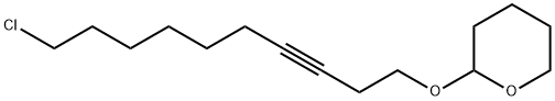 2-[(10-Chloro-3-decynyl)oxy]tetrahydro-2H-pyran Struktur