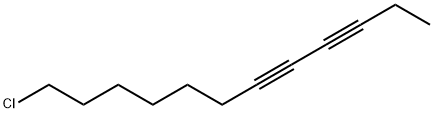 12-Chloro-3,5-dodecadiyne Struktur