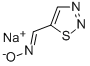 1,2,3-Thiadiazole-5-carboxaldehyde, oxime, sodium salt Struktur