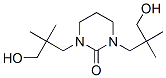 tetrahydro-1,3-bis(3-hydroxy-2,2-dimethylpropyl)-1H-pyrimidin-2-one Struktur