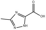 3-METHYL-1H-1,2,4-TRIAZOLE-5-CARBOXYLIC ACID Struktur