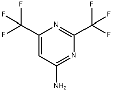 2,6-BIS(TRIFLUOROMETHYL)PYRIMIDIN-4-AMINE Struktur