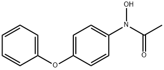 N-hydroxy-N-(4-phenoxyphenyl)acetamide Struktur