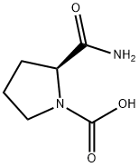 1-Pyrrolidinecarboxylicacid,2-(aminocarbonyl)-,(2S)-(9CI) Struktur