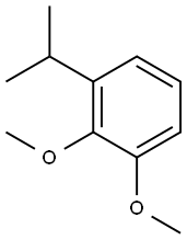 1,2-Dimethoxy-3-isopropylbenzene Struktur